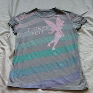 Disney Couture gray Tinkerbell T-shirt size small